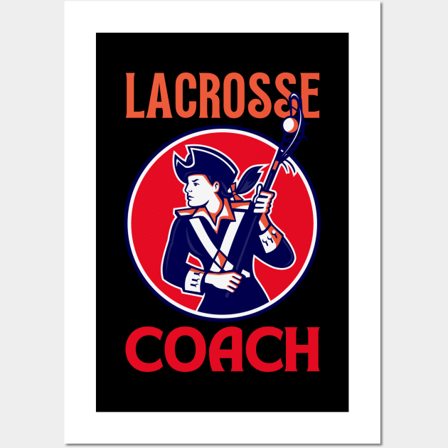 Lacrosse Coach Wall Art by Artomino